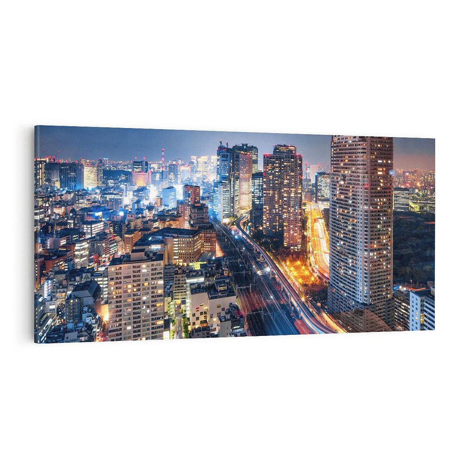 Obraz na płótnie 120x60 - Błyskawica w Azji - Tokio, Japonia