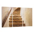 Obraz na płótnie 120x80 - Schody Wymiarów - schody, tunel