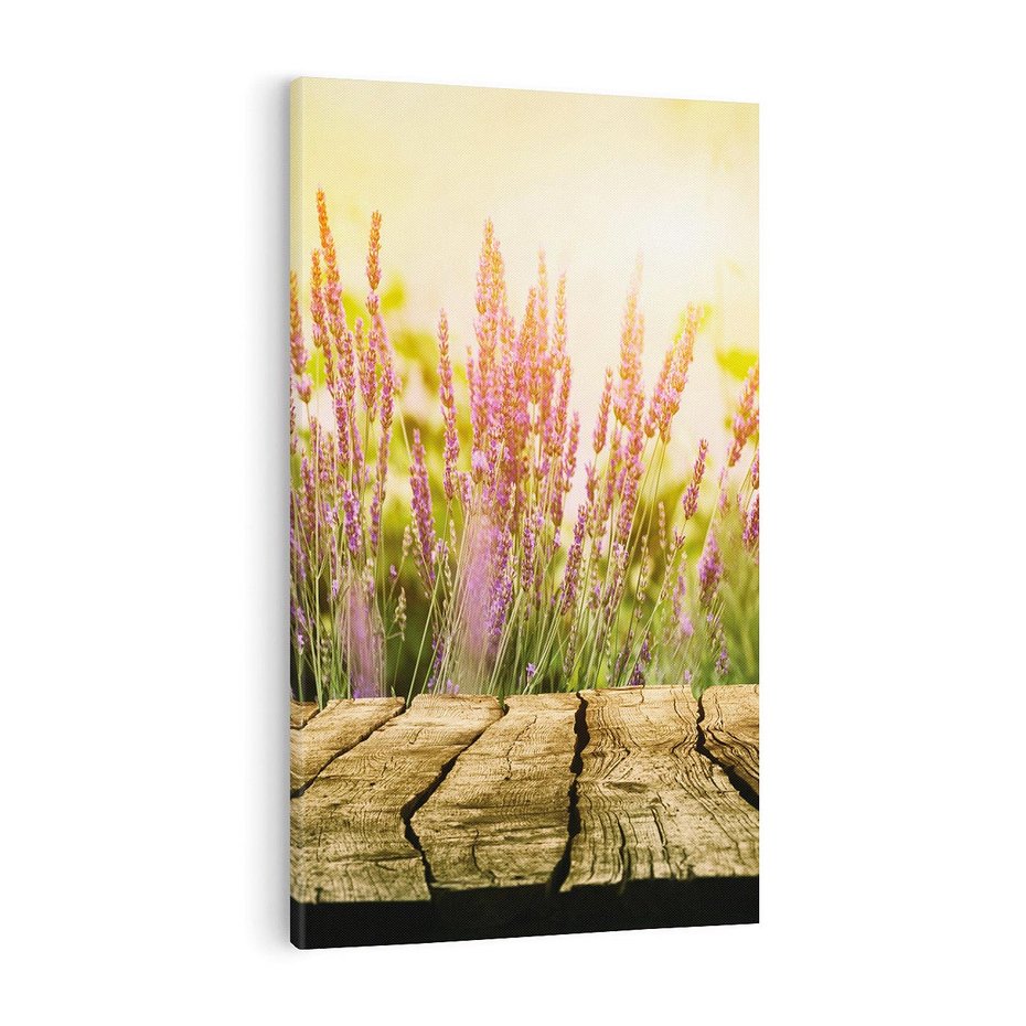 Obraz na płótnie 70x100 - Delikatność i Urok - lawenda, kwiat