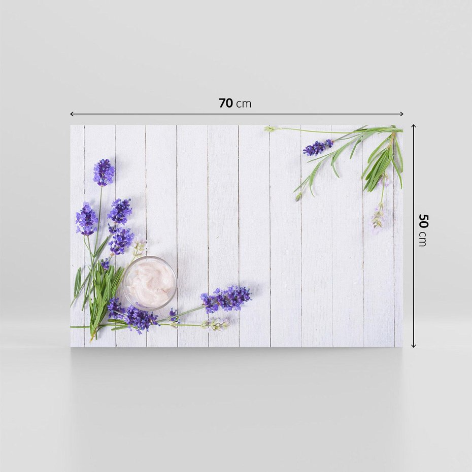 Obraz na płótnie 70x50 - Lawenda Kwiaty - lawenda, kwiat