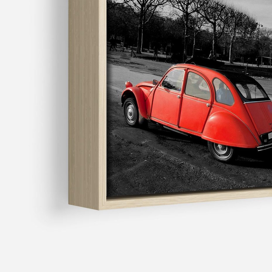 Obraz w ramie 80x80 - Paryż Wieża Eiffla - Paryż, Wieża - rama drewno