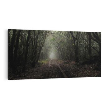 Obraz na płótnie 120x60 - Urok Drogi - las, droga