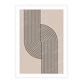 Plakat bez ramy 21x30 - Puls Abstrakcji - abstrakcyjne linie, geometria