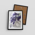 Plakat w ramie 30x40 - relaks z aromatem - lawenda, spa - rama czarna