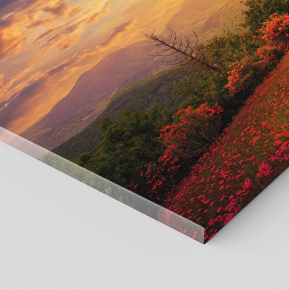 Obraz na płótnie 140x70 - serce natury - drzewo, serce