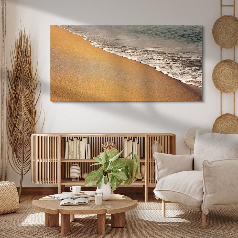 Obraz na płótnie 100x50 - Plaża Morza - plaża, morze