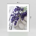 Plakat bez ramy 40x50 - relaks z aromatem - lawenda, spa