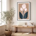 Plakat bez ramy 21x30 - Refleksje Boho Przyrody - abstrakcyjny obraz, plakat