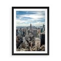 Plakat w ramie 50x70 - Duch Nowego Jorku - Manhattan, Nowy Jork - rama czarna