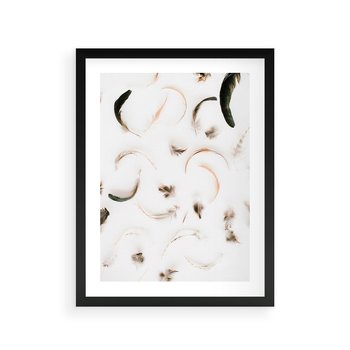Plakat w ramie 30x40 - Kompozycja z Piór - pióra, kompozycja - rama czarna