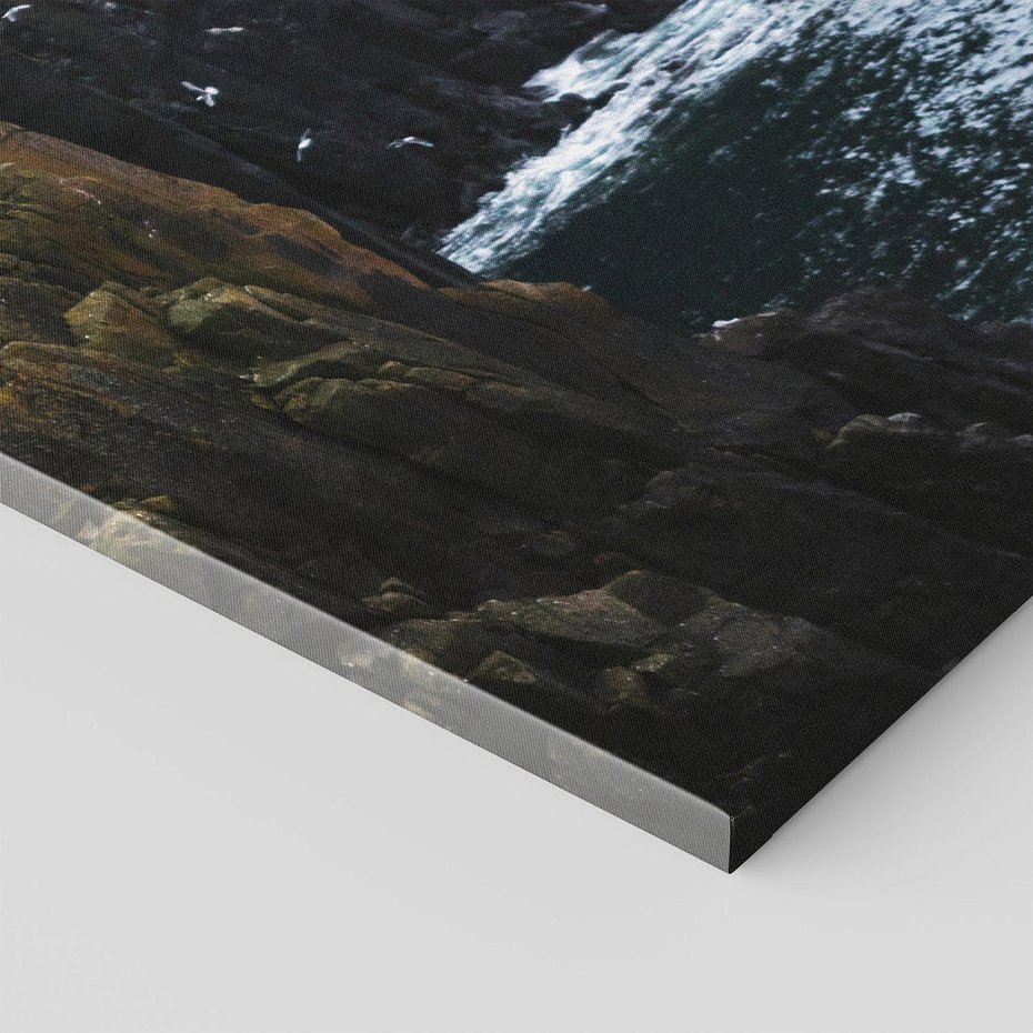 Obraz na płótnie 70x100 - Piękno norweskich krajobrazów - fiordy, morze