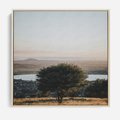 Obraz w ramie 50x50 - Siła Natury - drzewo, pejzaż - rama drewno