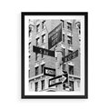 Plakat w ramie 50x70 - Nowojorska Droga - nowy jork, fotografia - rama czarna