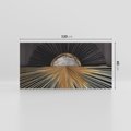 Obraz na płótnie 120x60 - Metaliczne Boho Abstrakcje - boho, słońce