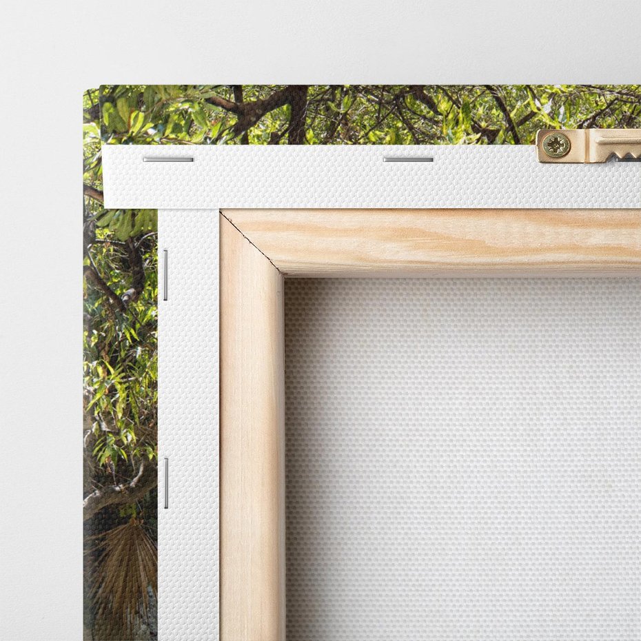 Obraz na płótnie 50x70 - Krok po kroku do celu - schody, perspektywa