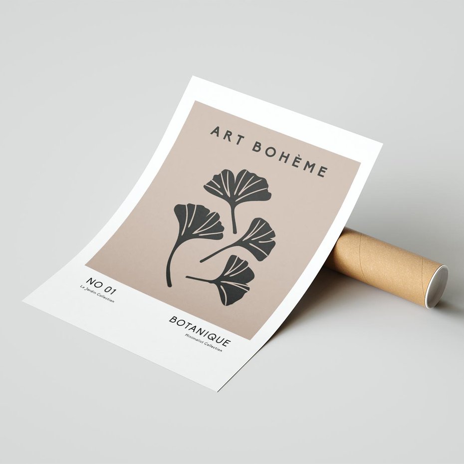 Plakat bez ramy 50x70 - Botaniczne wymysły - sztuka boho, plakat