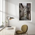 Plakat bez ramy 21x30 - Malownicza uliczka we Włoszech - uliczka, Włoch