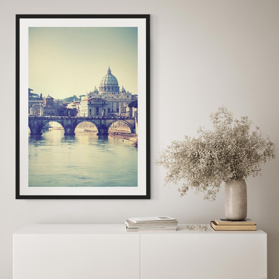 Plakat bez ramy 40x50 - Urok włoskiego miasta - Włochy, miasto
