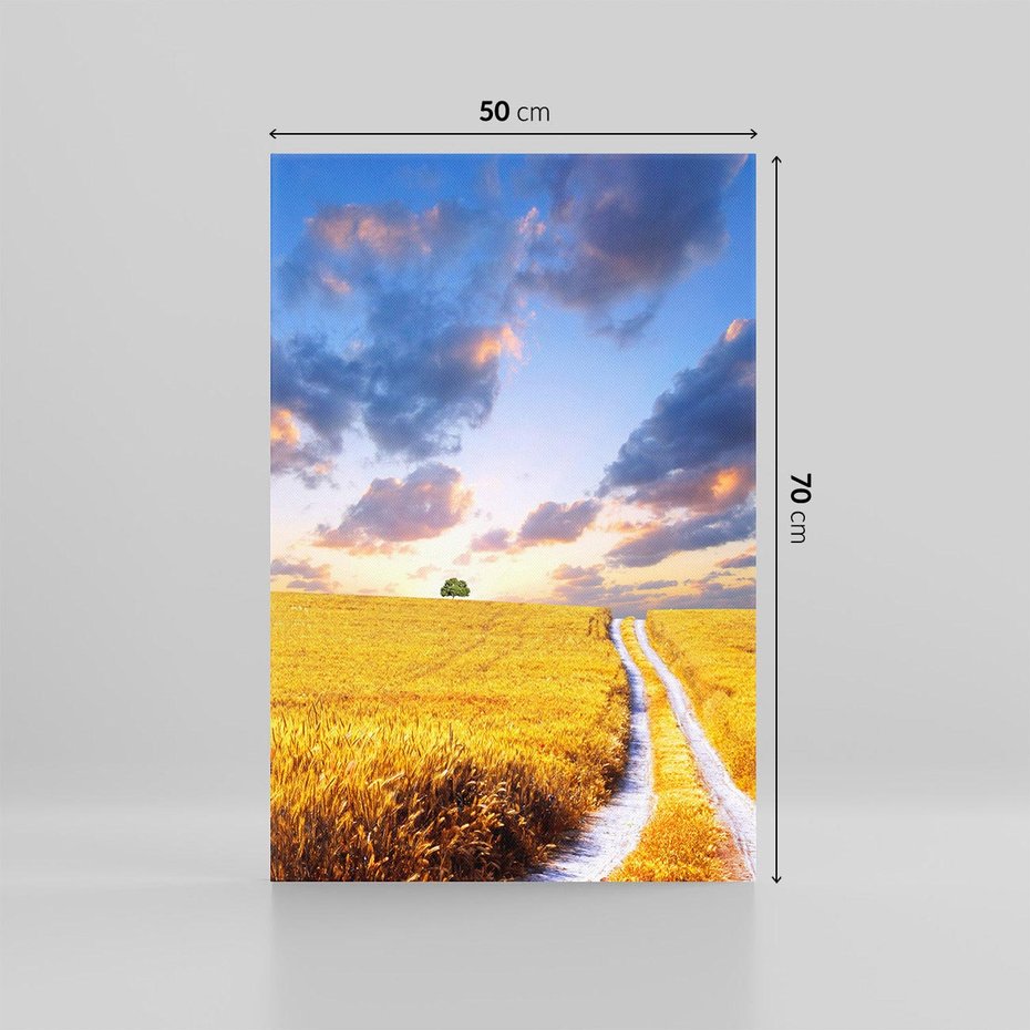 Obraz na płótnie 50x70 - Magiczna droga w lesie - droga, ścieżka