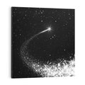 Obraz na płótnie 50x50 - Kometa wśród gwiazd - kometa, gwiazdy