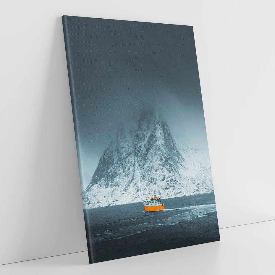 Obraz na płótnie 70x100 - Skandynawski pejzaż - skadynawski, pejzaż