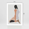 Plakat bez ramy 21x30 - Widok Abstrakcyjny - abstrakcyjny obraz, minimalizm