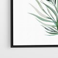 Obraz w ramie 50x70 - Blask Natury - złote, liście - rama czarna