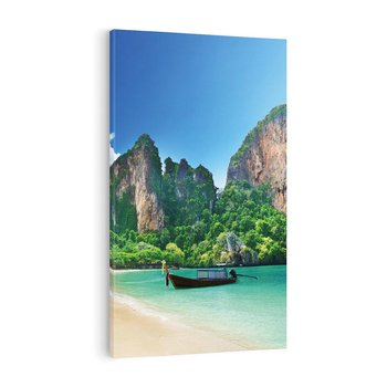 Obraz na płótnie 50x70 - Raj Azji: wyspa, plaża, morze - Azja, wyspa