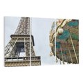 Obraz na płótnie 120x80 - Delikatność kolorów - wieża, Eiffla