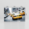 Obraz na płótnie 120x80 - Wszystkie światła prowadzą do Nowego Jorku - TAXI, NY