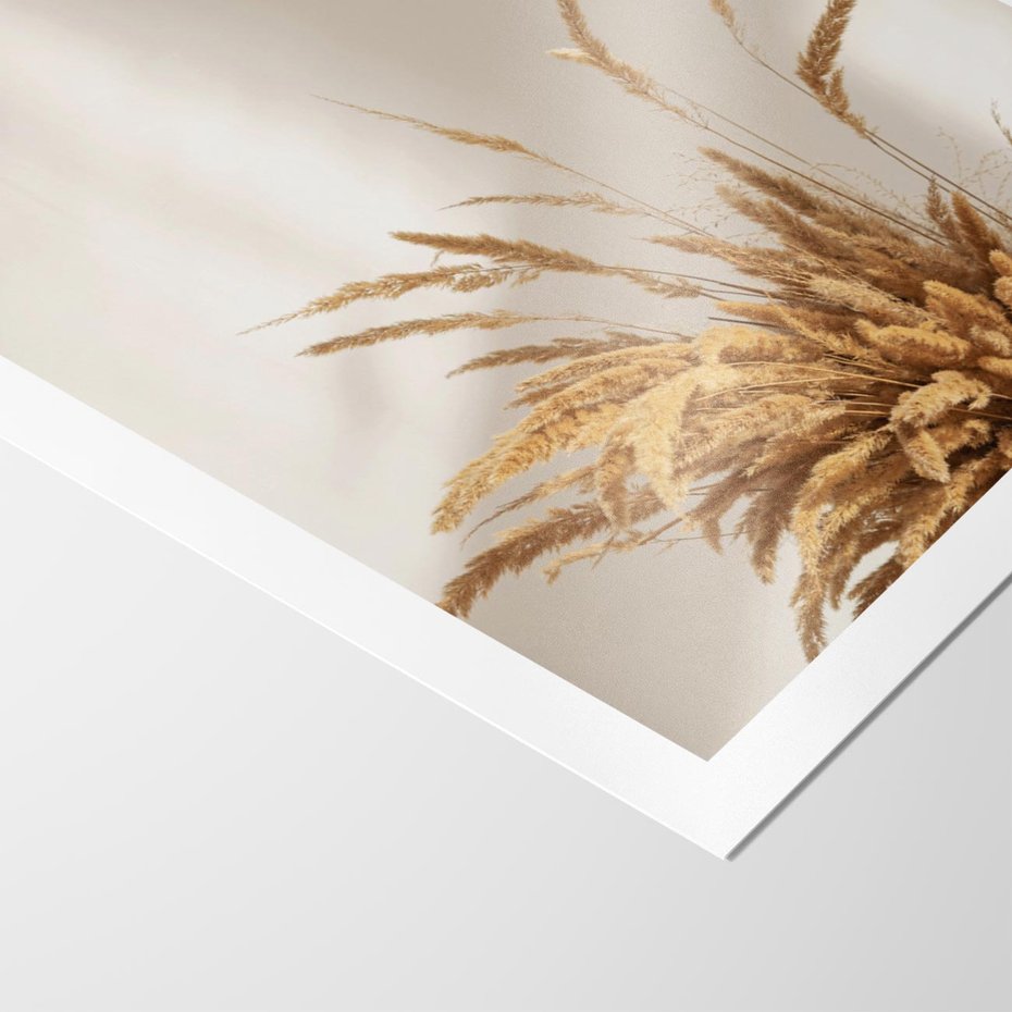 Plakat bez ramy 40x50 - mpresyjne układy traw - boho, trawy