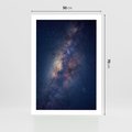 Plakat bez ramy 50x70 - Wśród Gwiazd - rozgwieżdzone niebo, droga mleczna