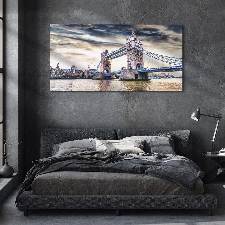 Obraz na płótnie 120x60 - Ikona Londynu - Londyn, most