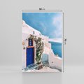 Obraz na płótnie 50x70 - Urok Greckiej Wyspy - Santorini, Grecja