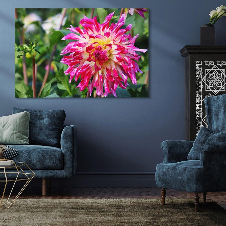 Obraz na płótnie 120x80 - Kwiatowe impresje natury - kwiat, kwiaty