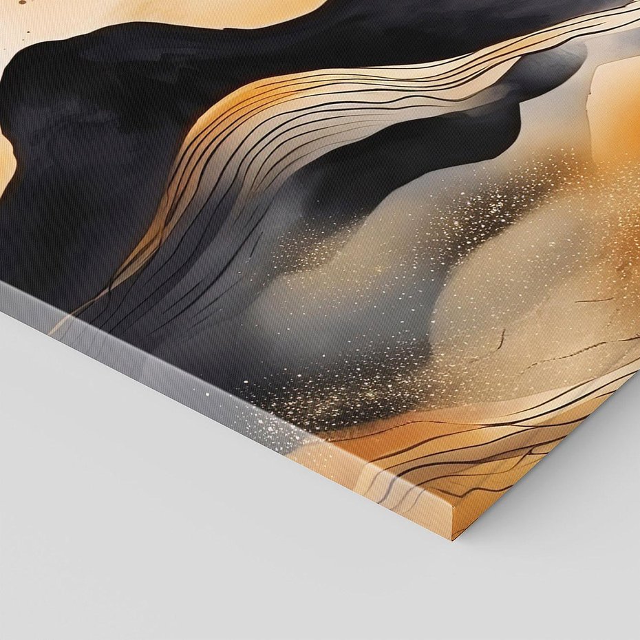 Obraz na płótnie 120x60 - Grafika Zachodu - nowoczesna grafika, odcienie pastelowe