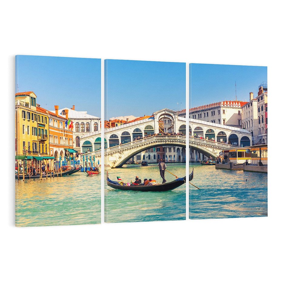 Obraz na płótnie 120x80 - Wenecja: romantyczne zakątki miasta - Wenecja, Włochy