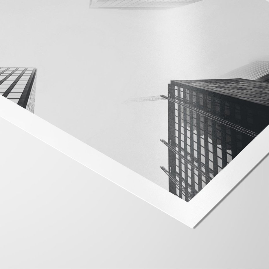 Plakat bez ramy 30x40 - Nowoczesna Dynamika - perspektywa, wieżowce