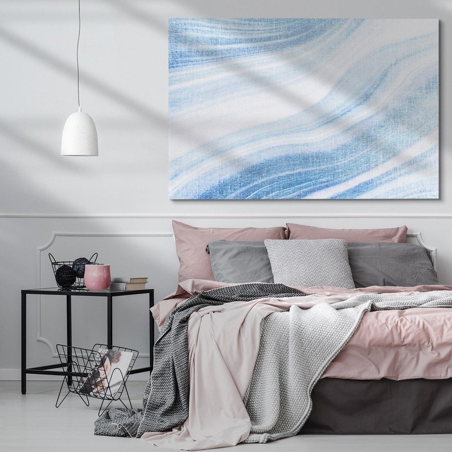 Obraz na płótnie 120x80 - Abstrakcyjna akwarela - abstrakcja, akwarela