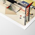 Plakat bez ramy 21x30 - Kolorowe Wnętrza Inspiracji - abstrakcyjny obraz, jak kandinsky
