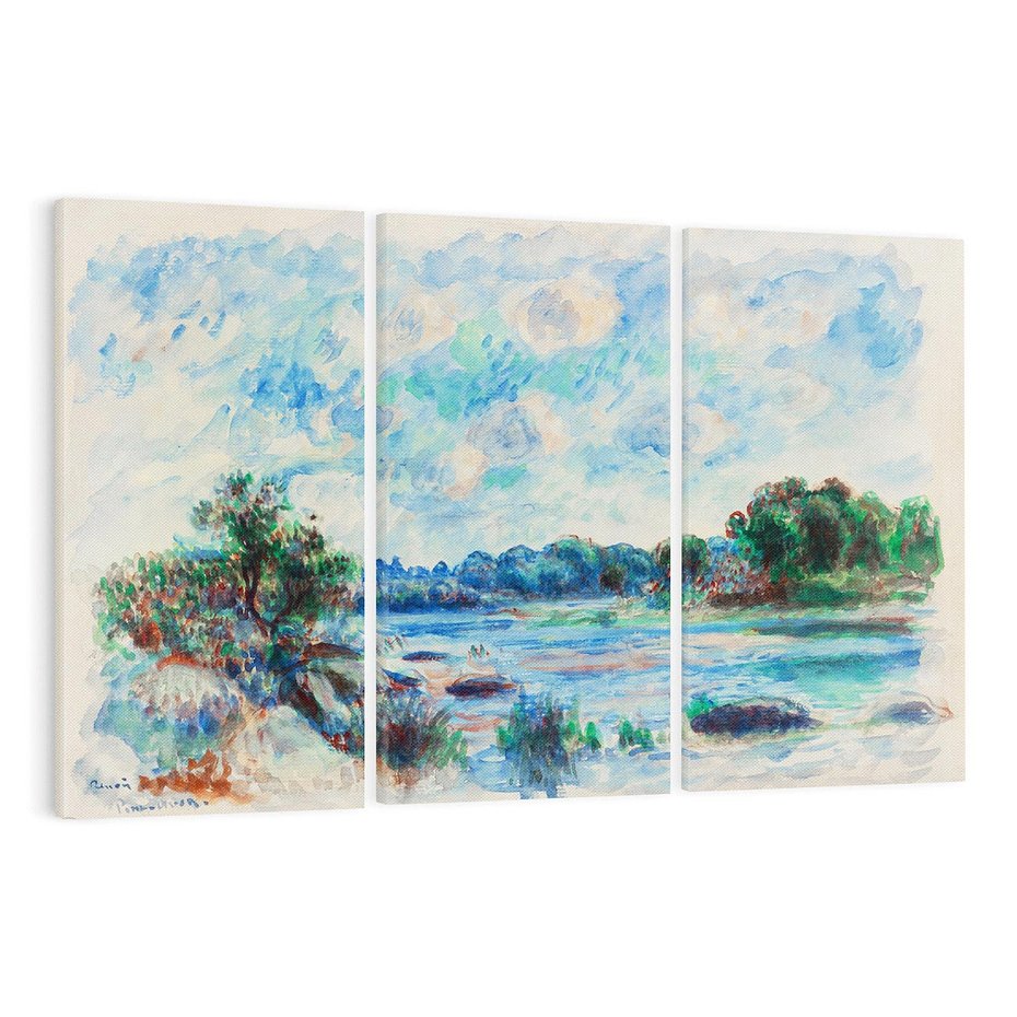 Obraz na płótnie 120x80 - Pejzaż w Pont-Aven (1892), Pierre'a-Auguste Renoir - Reprodukcja - reprodukcja, obraz na płótnie
