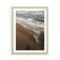 Plakat w ramie 50x70 - Spokój nad plażą - plaża, morze - rama drewno