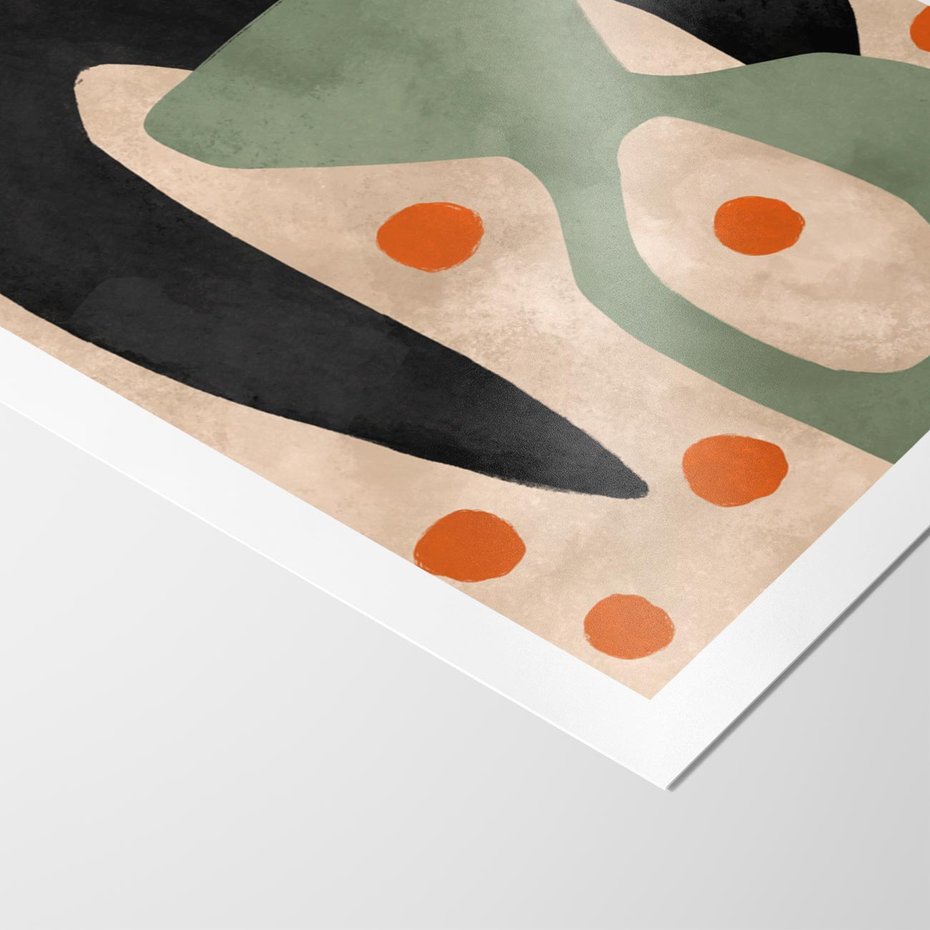 Plakat bez ramy 30x40 - Impresje Boho - abstrakcyjny obraz, plakat