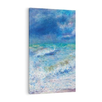 Obraz na płótnie 50x70 - "Seascape" (1897), Pierre-Auguste Renoir - Reprodukcja - reprodukcja, obraz na płótnie