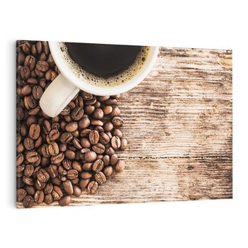 Obraz na płótnie 70x50 - filiżanka pełna aromatu - kawa, filiżanka