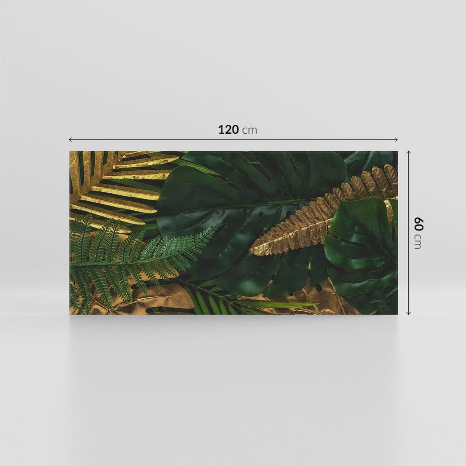 Obraz na płótnie 120x60 - Monstera Liście Kwiat - monstera, liście