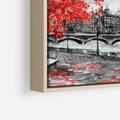 Obraz w ramie 80x80 - Big Ben w Londynie - londyn, big ben - rama drewno