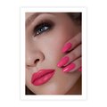 Plakat bez ramy 21x30 - Usta, manicure, spa: kobieca harmonia - usta, manicure
