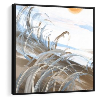 Obraz w ramie 50x50 - Zaklęty Wschód - akwarela, obraz - rama czarna