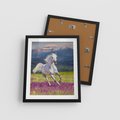 Plakat w ramie 40x50 - Koń Góry: Spotkanie z Wielką Przyrodą - koń, góry - rama czarna